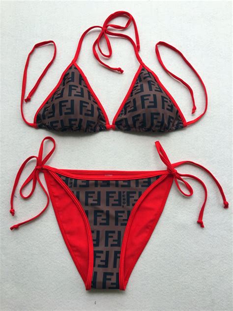 replica fendi swimsuit|fendi bikini orange.